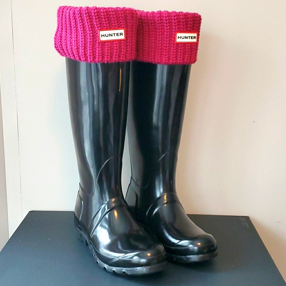 Hunter Tall Boots with Boot Sock Included!